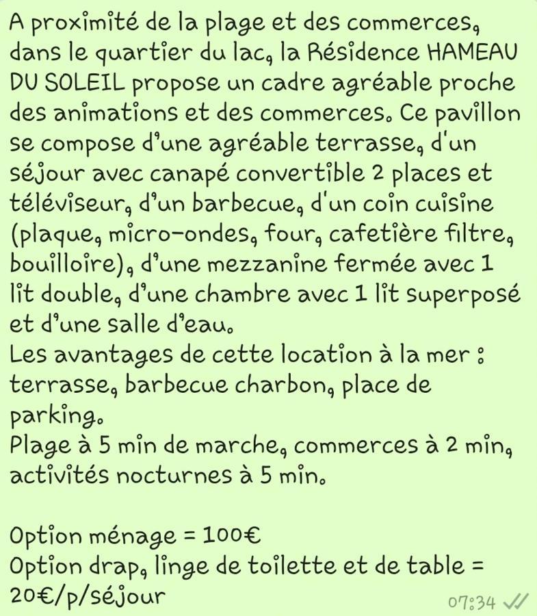 Pavillon Proche Plage ~ Hameau Du Soleil Пор-ла-Нувель Экстерьер фото